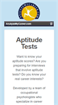 Mobile Screenshot of analyzemycareer.com